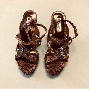 New!! Two Lips Brown Heels